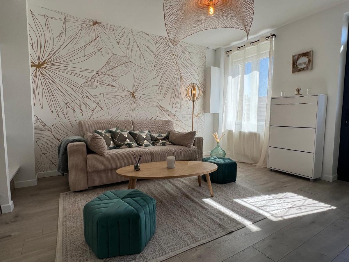 Апартаменты Superbe T2 Rouen Avec Jardin + Parking Gratuit A Proximite Экстерьер фото